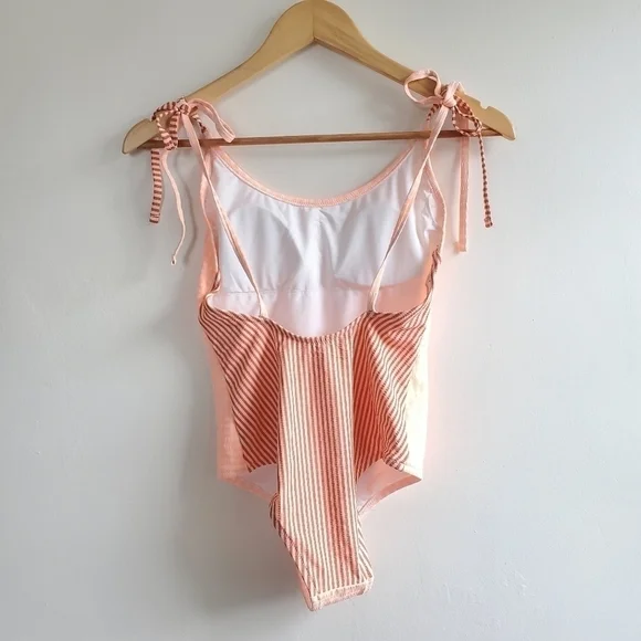 New Aerie Gingham & Striped One Piece Swimsuit Size XS - Picture 7 of 11